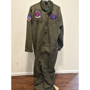 Top Gun Flight Suit Costume Men Adult Large/Xl Spirit Halloween